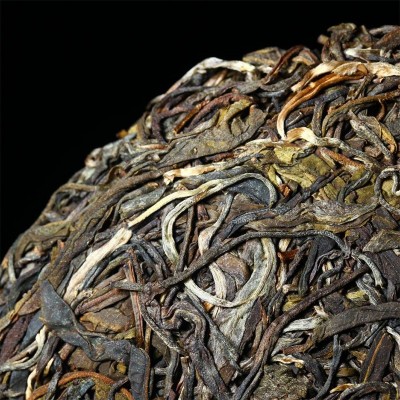 2023珍藏曼松贡茶生茶云南七子茶饼汤色橙黄透亮普洱茶茶饼357克图4