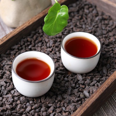 糯香茶化石陈香碎银子普洱茶干仓500g散装茶云南勐海熟普厂家批发图4