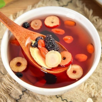 工厂代发元气六宝茶人参黄芪桑葚黑枸杞红枣组合茶四宝六宝养生茶图4