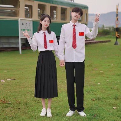 班服秋季西装套装英伦学院风 学生装毕业季运动会朗诵合唱演出校图2