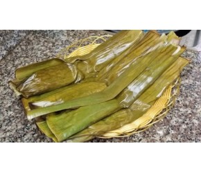 广西特色美食，香蕉叶糯米糍粑，很多人都爱吃