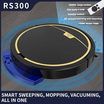 跨境家用扫地机器人 智能吸扫拖三合一摇控带水箱扫地机吸尘器图3